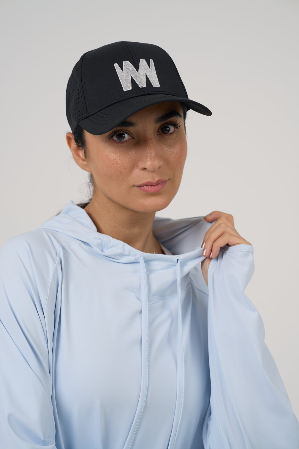 Sky Blue Hooded Shirt 