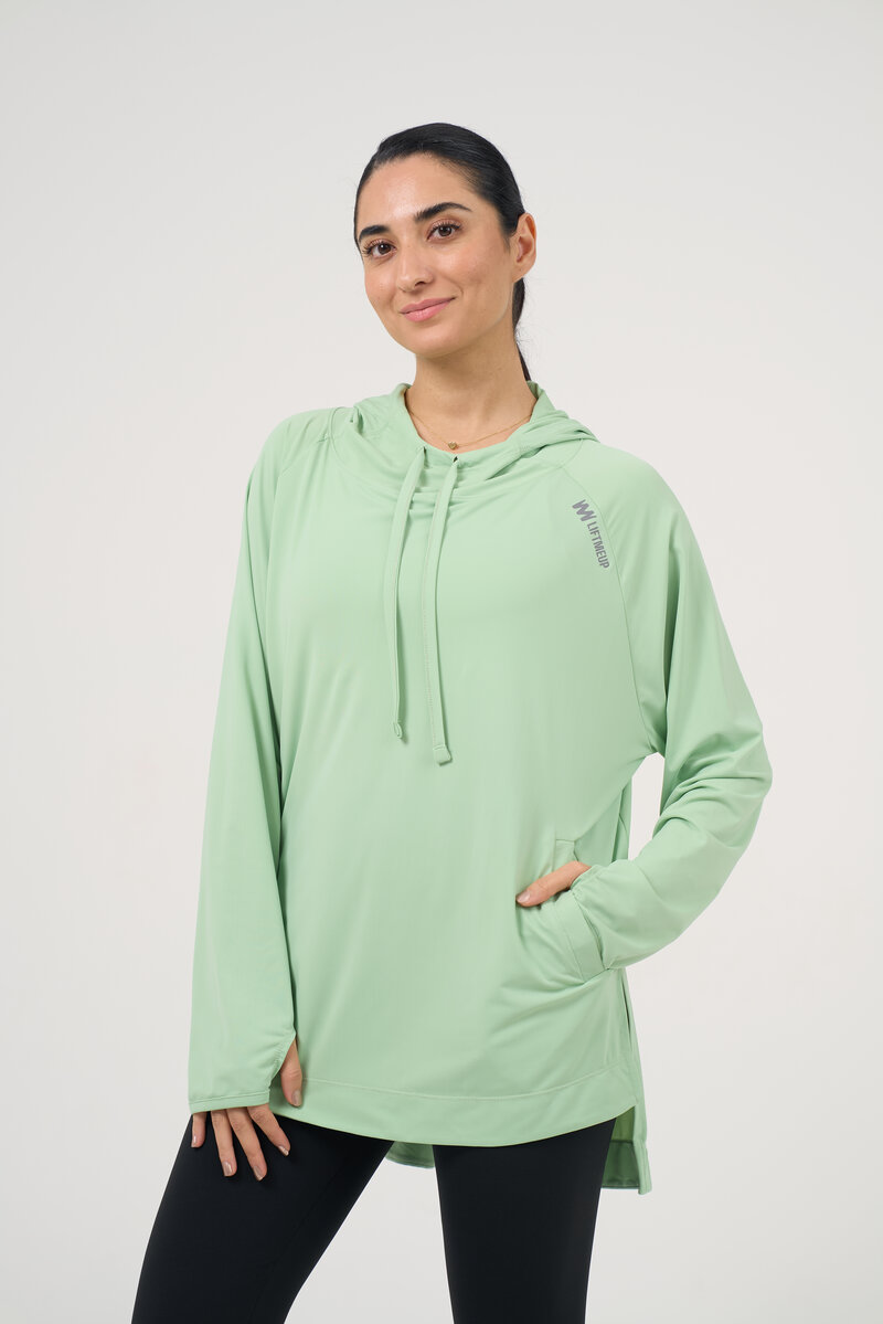 Pistachio Hooded Shirt 