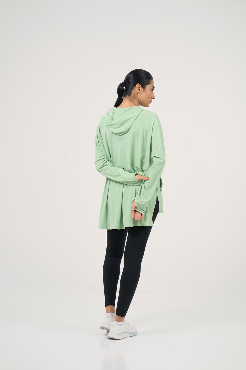 Pistachio Hooded Shirt 