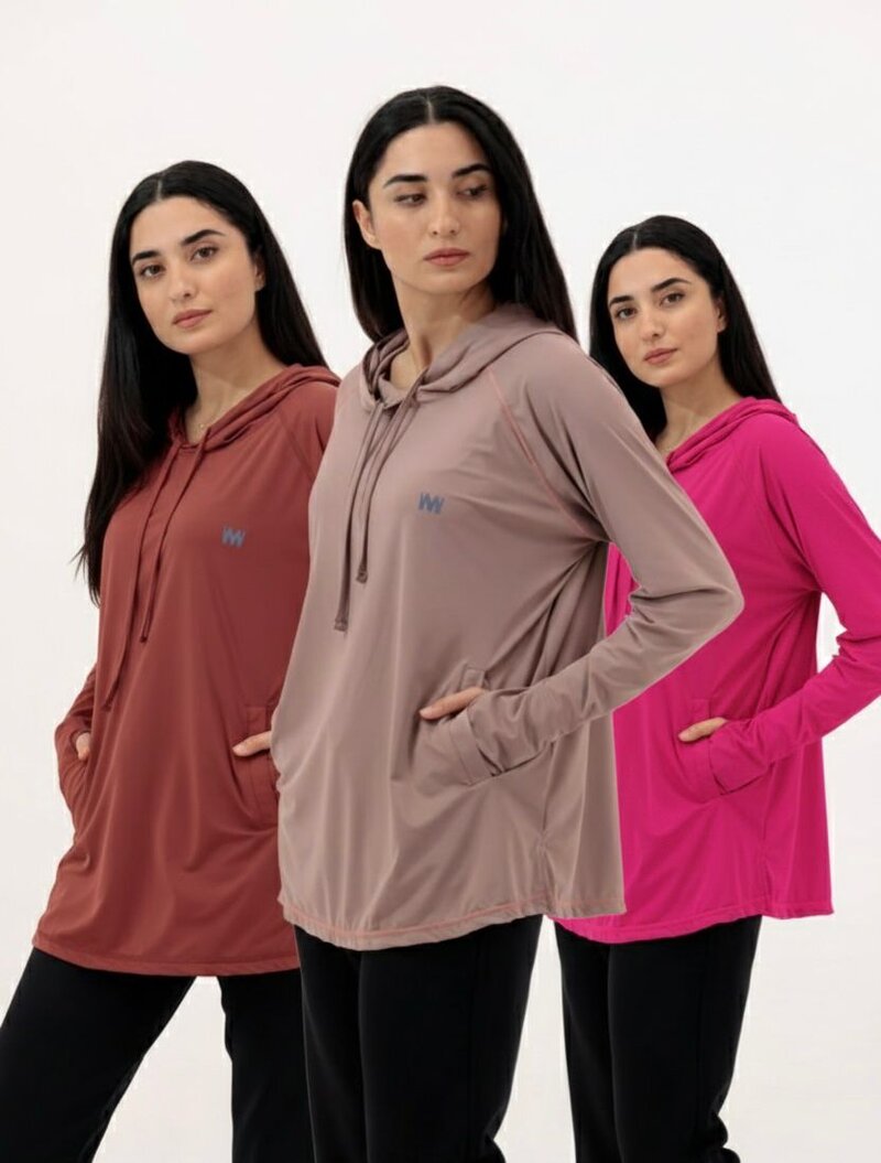 Bundle offer 3 HOODED SHIRTS