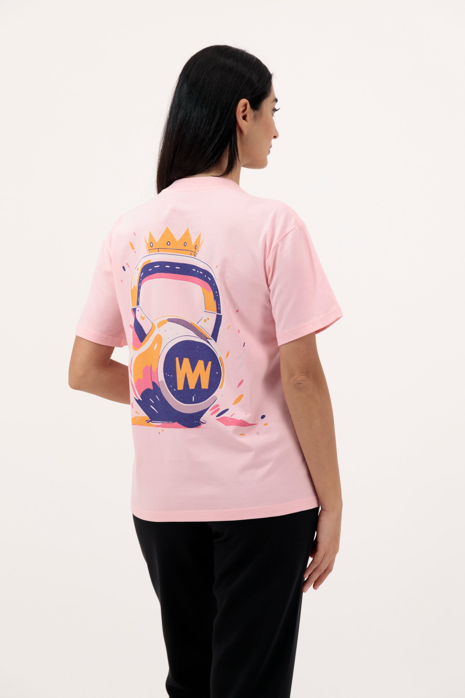 Kettlebell Athelitic T-shirt Pink 