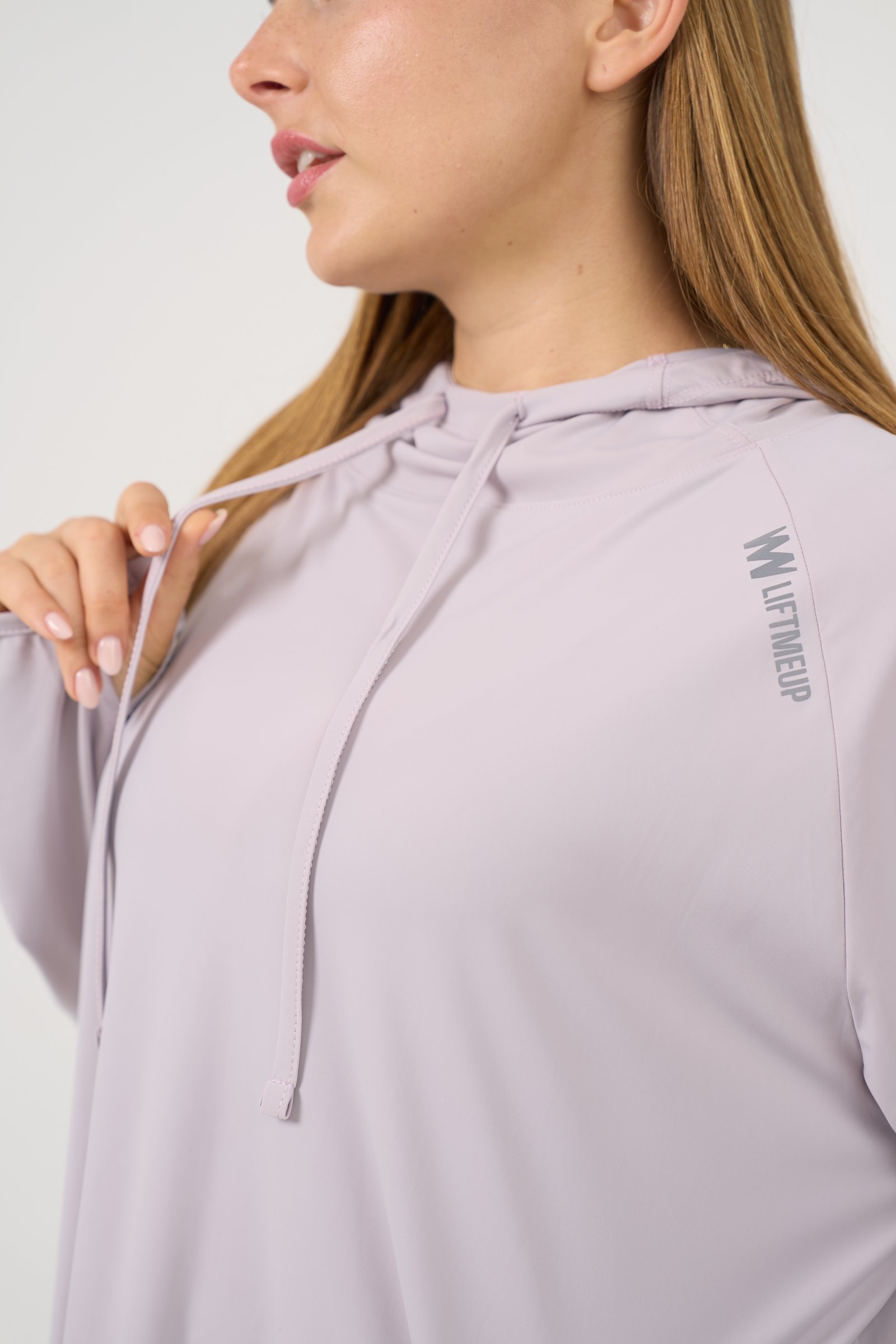 Lavender Hooded Shirt 