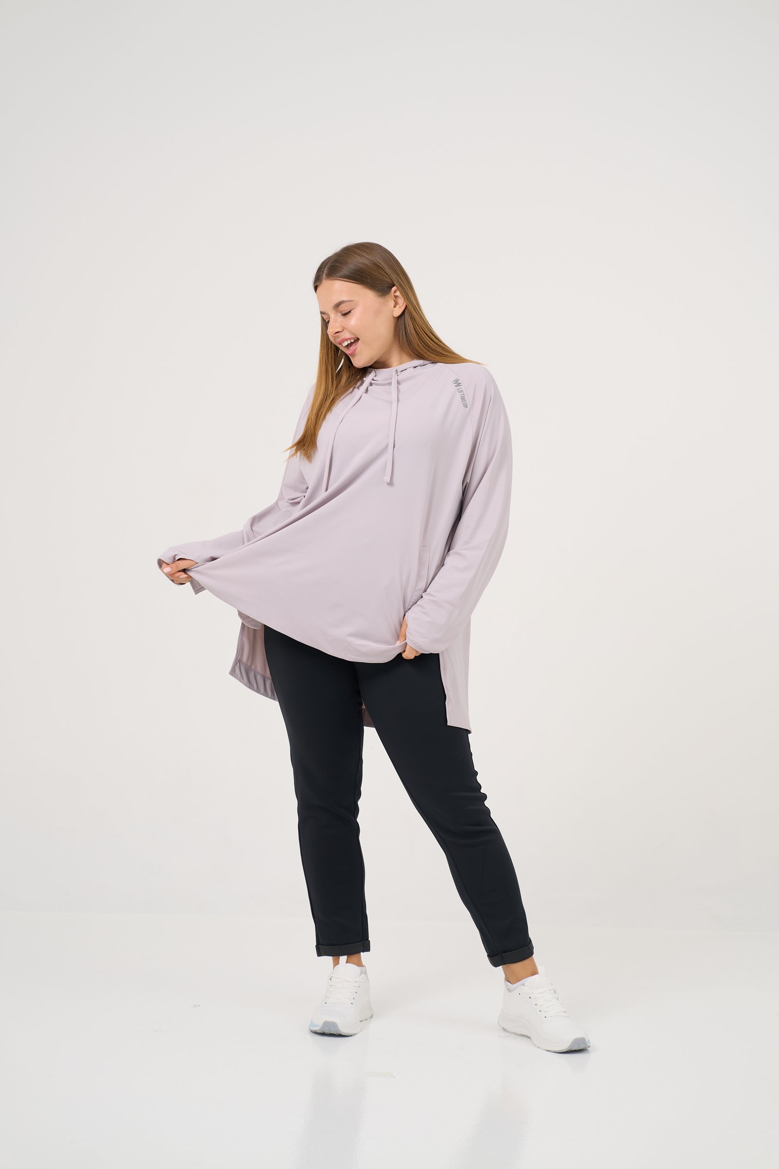 Lavender Hooded Shirt 