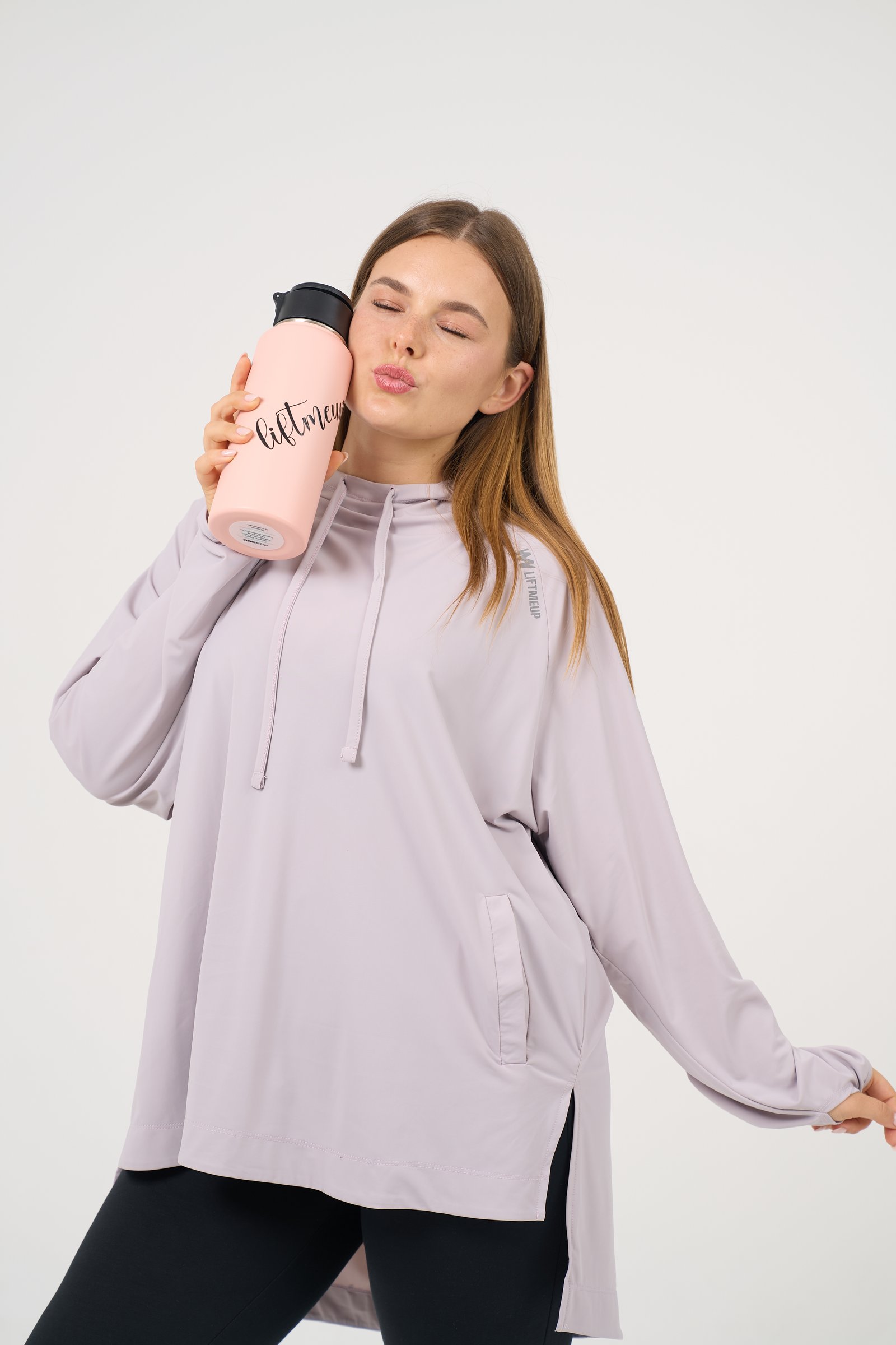 Lavender Hooded Shirt 