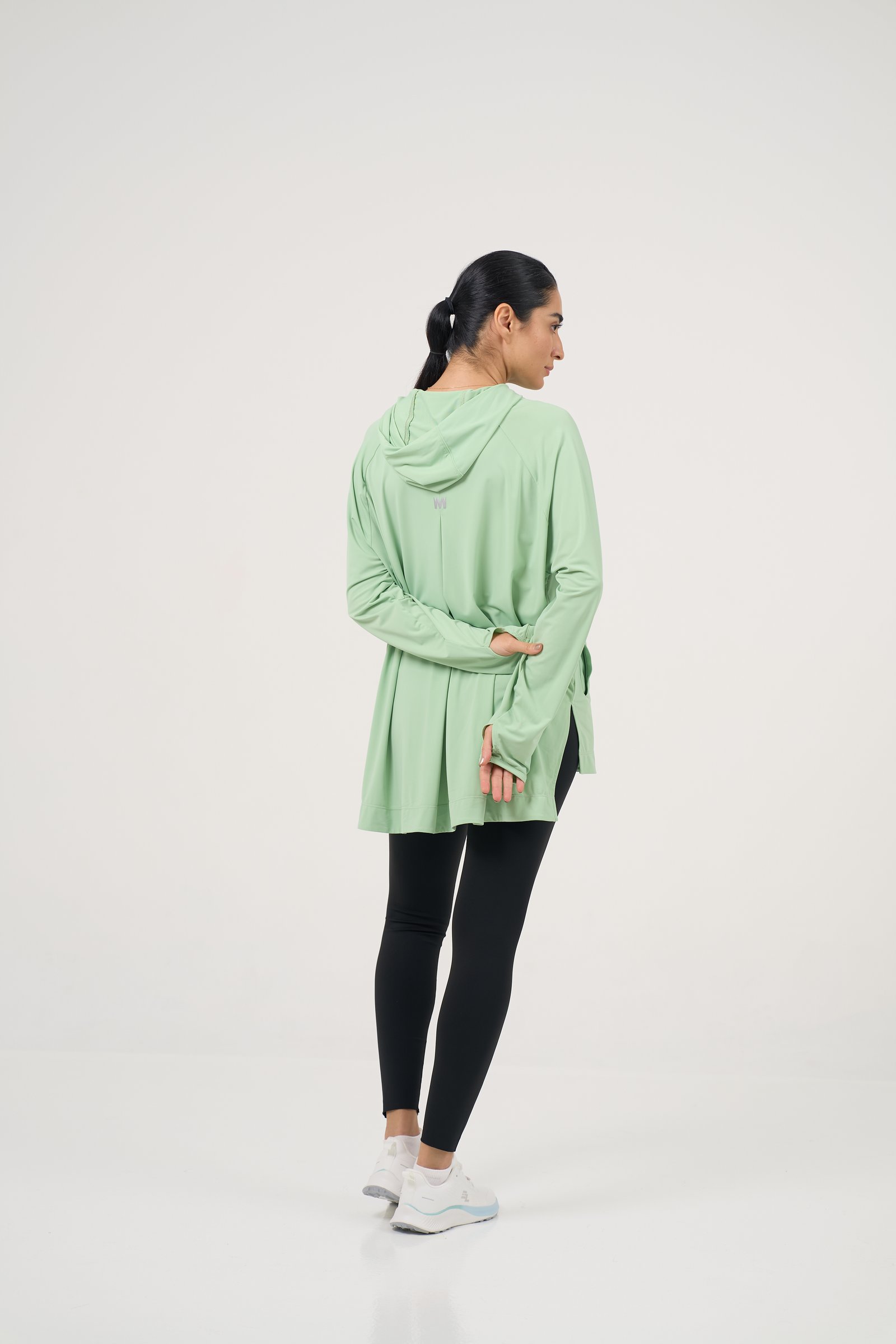 Pistachio Hooded Shirt 