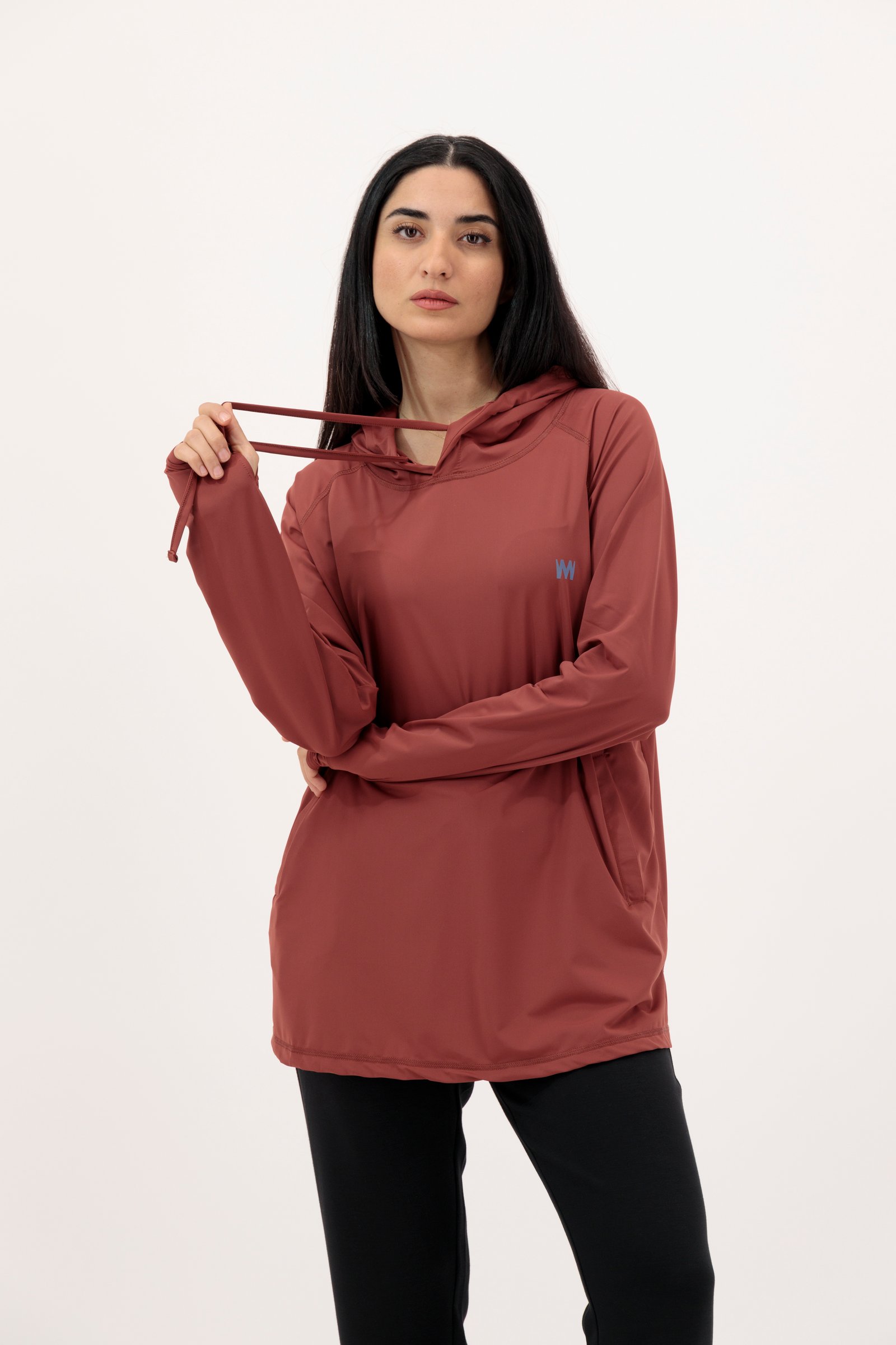 Super Soft Hooded Shirts Chocolate Brown 